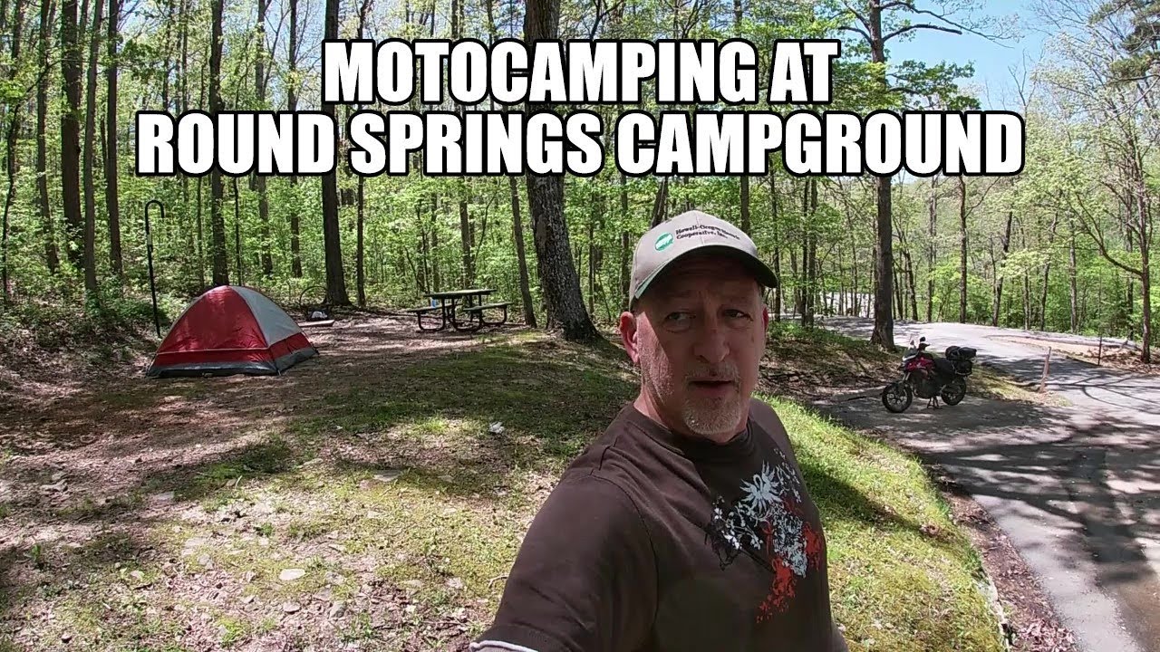 Motocamping at Round Springs Campground - YouTube