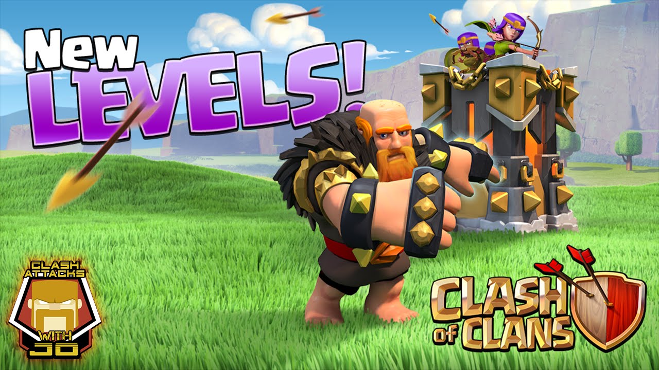 NEW** Level 8 Giant and Level 14 Archer Tower Clash of Clans - YouTube.