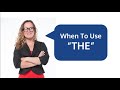 When to Use THE Article in English Language Grammar