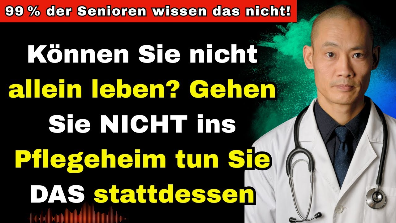 Können Sie nicht allein leben? Gehen Sie NICHT ins Pflegeheim – tun Sie DAS stattdessen.