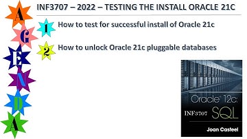 INF3707 - Testing installation of Oracle 21c