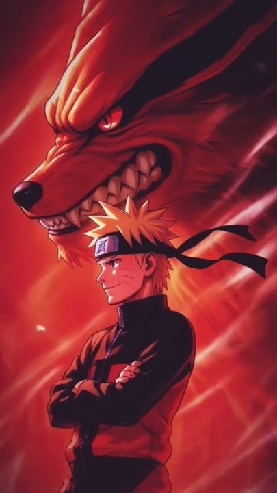 Naruto with ❣️ nine tailed beast power💥😍😍#anime #naruto #heenaprajapati #ninetails #speed#viral