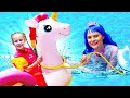 Русалка дает уроки плавания! Игры для девочек в видео для детей про русалки