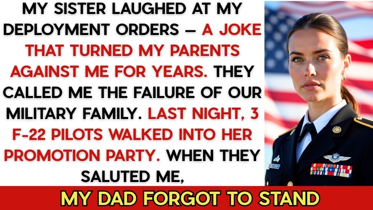 My Sister Laughed at My Deployment Orders — Until 3 F-22 Pilots Whispered My Name.