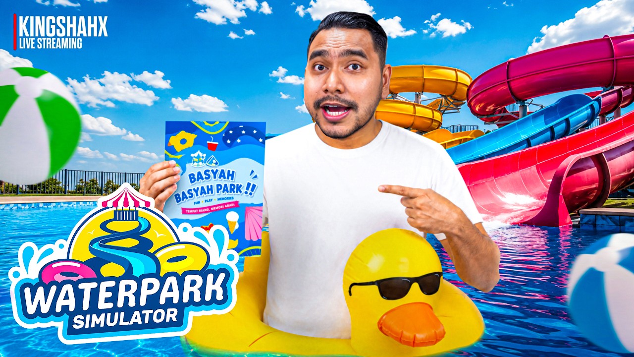 WATER PARK AKU DI PANTAI MAKIN BESAR LETS GO !! GAMEPLAY 2
