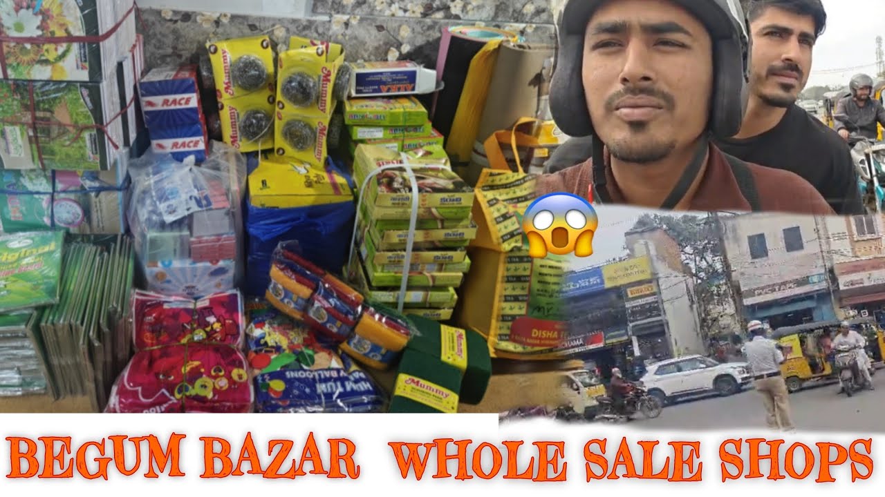 Begum bazar  whole sale market.🛍️ All varieties of good.