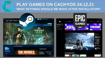 Gaming on Cachyos | How to install Epic Game and Steam on CACHYOS LINUX