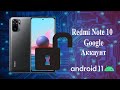 redmi note 10 обход google аккаунта miui12.5