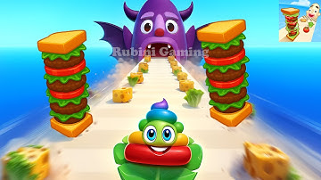 Sandwich Runner - SpeedRun All Levels Gameplay Walkthrough Android,ios New Update Ep 15