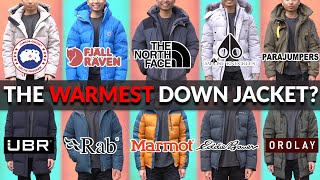 Which Brand Makes The WARMEST DOWN JACKET?