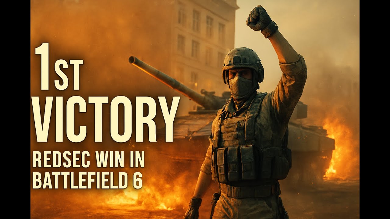 First REDSEC Win in Battlefield 6 – Epic Tank Finish - YouTube