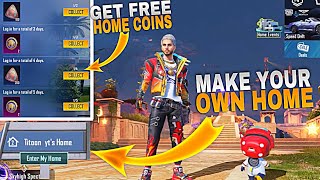 How to create Own Home in Pubg | Create Your Own Home in Pubg | Get Free Home Coins Pubg | PUBGM