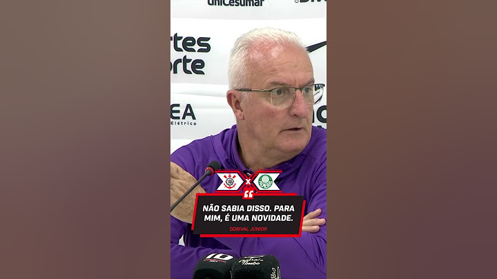 TREINO ABERTO ANTES DO CLÁSSICO?🏟️🔥 Dorival Júnior, técnico do Corinthians, diz que não está sabendo