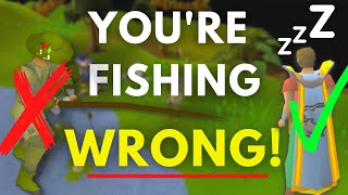 OSRS - Most Efficient Fishing Guide - AFK 1 To 99 -  Hidden Strategy - EASY AFK PET screenshot 4