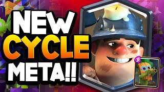 the FASTEST CYCLE DECK to EVER hit Top Ladder! 2.4 Miner Cycle!