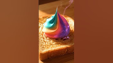 ASMR AI Spreading On Toast : Cosmic Clouds #ai #asmr #aiasmr #asmrrelaxation