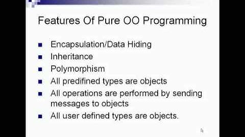Pure object oriented languages-part1