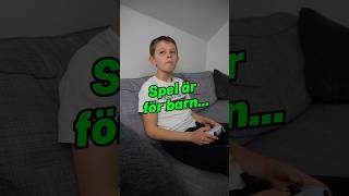 Spel är för barn...