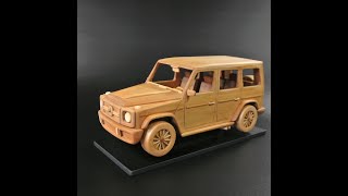 Mercedes G-Class Gelenvagen 1:18 Модель из дерева #shorts