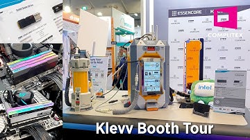 Computex 2023: KLEVV Booth Tour - New PCIe Gen 5 SSD & New DDR5 Gaming Memory