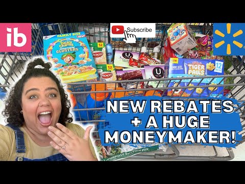 WALMART IBOTTA HAUL THIS WEEK || NEW REBATES, HUGE MONEYMAKER SWAG BUCKS DEAL + SO MANY GOOD DEALS!