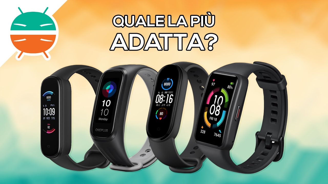OnePlus Band, Mi Band 5, Amazfit e Honor Band 6: specifiche a CONFRONTO