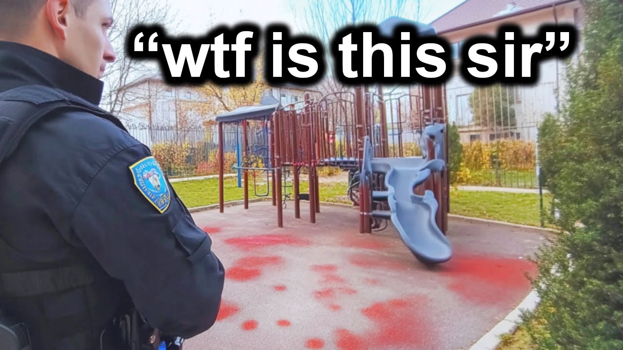 Police Turn White as a Ghost During Backyard Search Police Turn White as a Ghost During Backyard Search