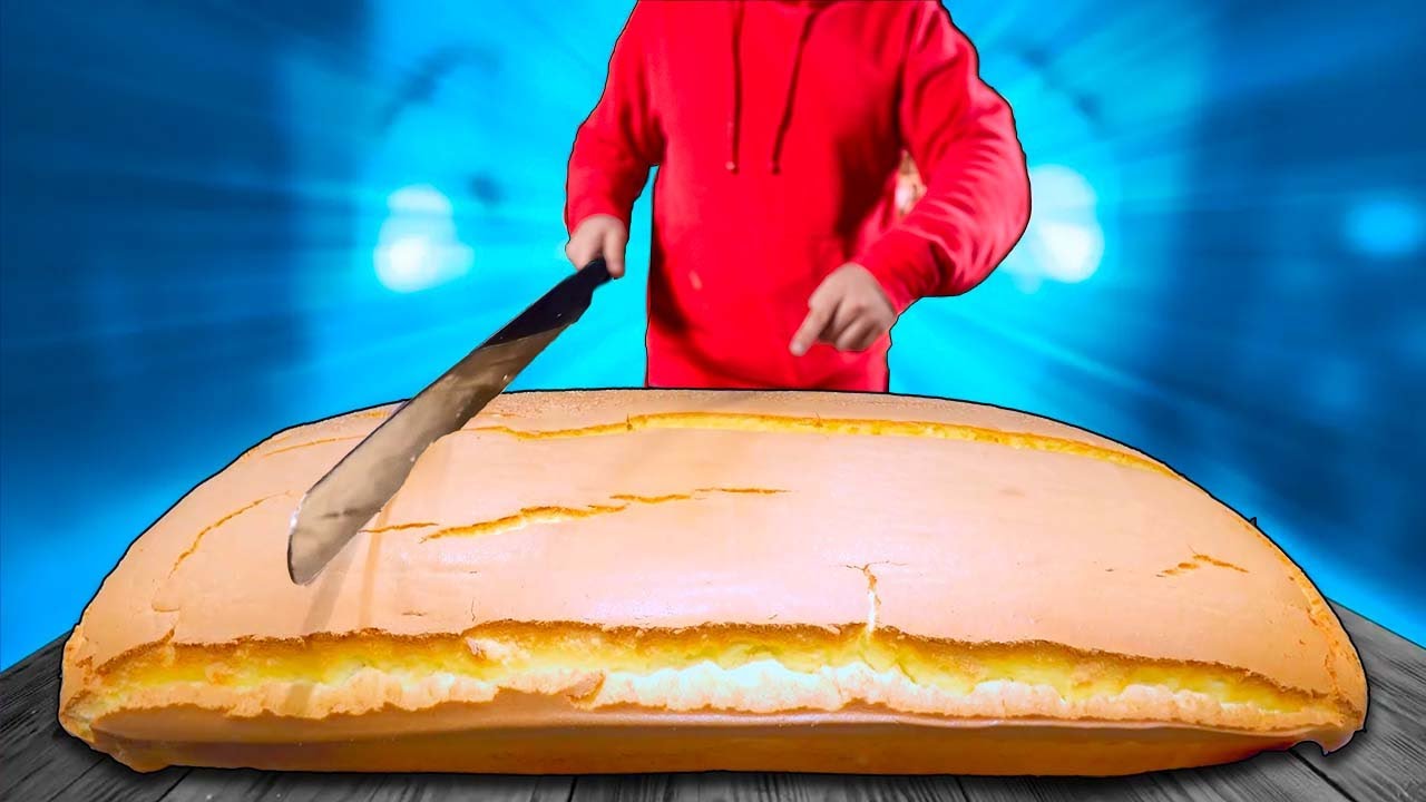 I Made A Giant 44-Pound  Jiggly Cake