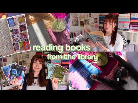 only reading books from the library! ✧.*  new favourite series, journaling & cozy ➤ reading vlog 04