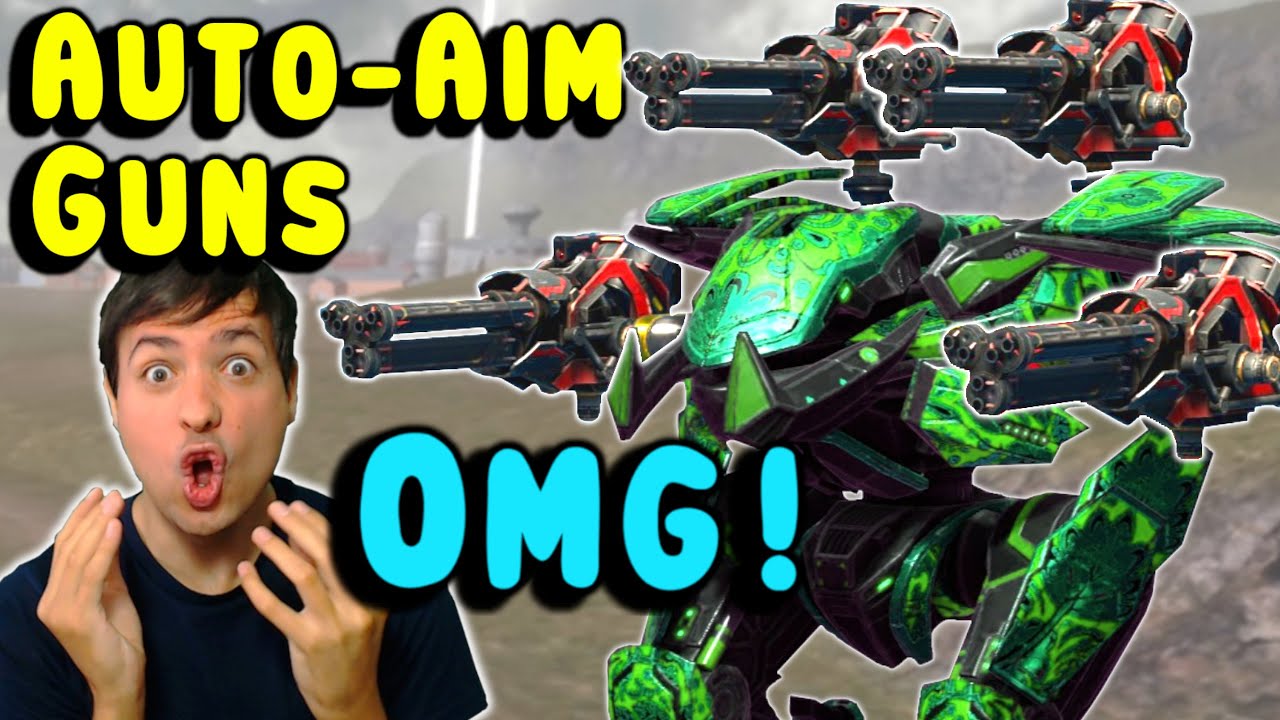 LOL! New Guns Fire AROUND CORNERS! War Robots Test Server Gameplay WR
