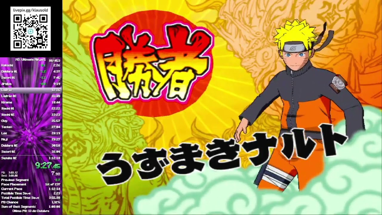 Naruto Shippuden: Narutimate Accel 02 - Speedrun Any% IGT:1h03m50s