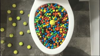 Will it Flush? - M&M's and Golf Balls