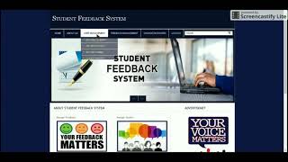 PHP and MySQL Project on Student Feedback System