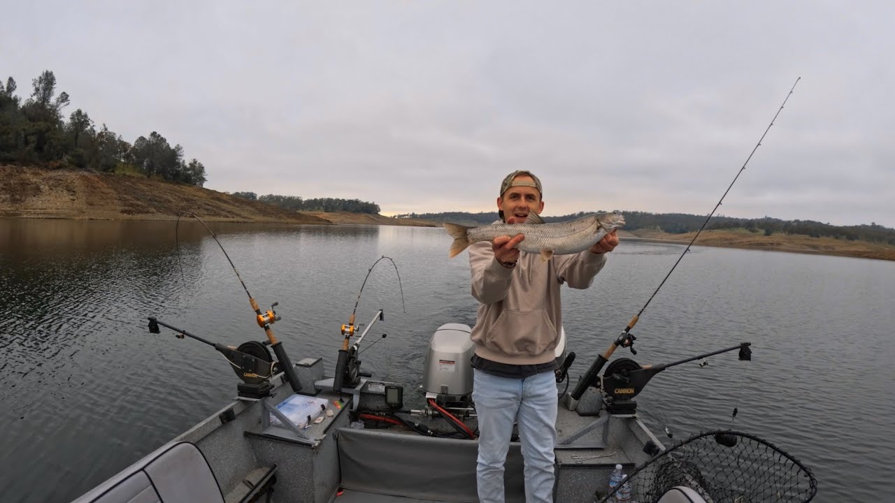 We Keep Catching The WRONG Fish (Folsom Lake Trout Fishing)