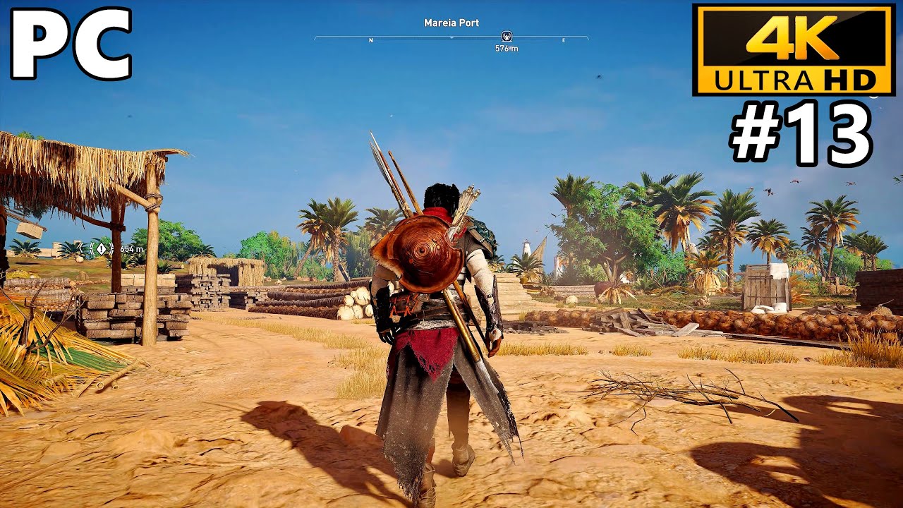 Assassin's Creed Origins Gameplay Walkthrough Part 13 – No Commentary (4K 60FPS PC)