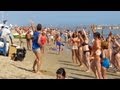 Rimini Beach Dancing on the beach  Italy July 2013