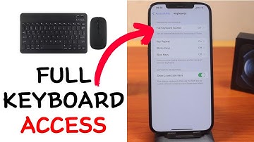 How to Enable Full Keyboard Access on iPhone iOS 18