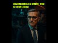 Digitalminister warnt vor dramatischen KI-Jobverlusten
