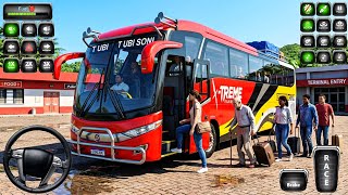 🔥 Bus Simulator Game | Real Passenger Boarding Gameplay with Luxury Coach & Terminal Pick Up Mission screenshot 1
