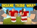 INSANE TRIBE WARS! (ROBLOX Booga Booga)