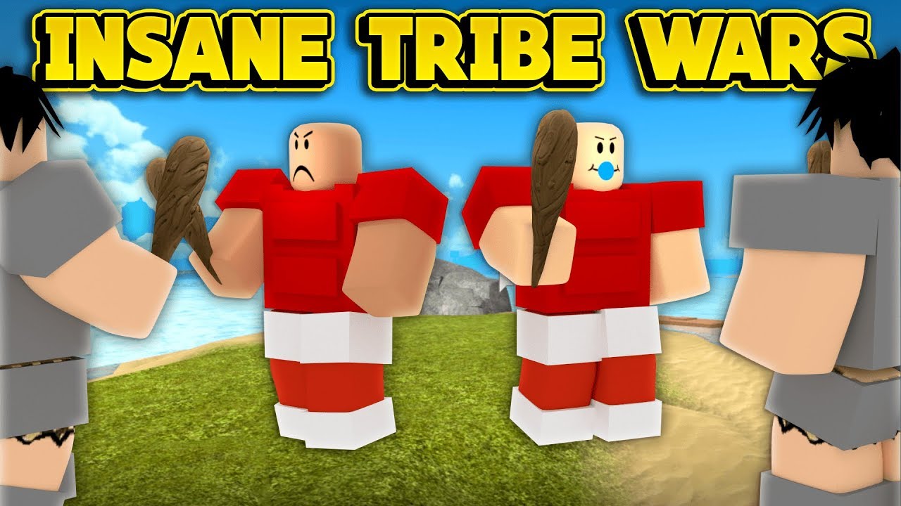 Insane Tribe Wars Roblox Booga Booga Youtube - roblox booga booga war funneh