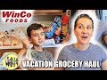 WINCO FOODS GROCERY HAUL | SHOPPING FOR GROCERIES TO TAKE ON VACATION | VACATION FOOD HAUL