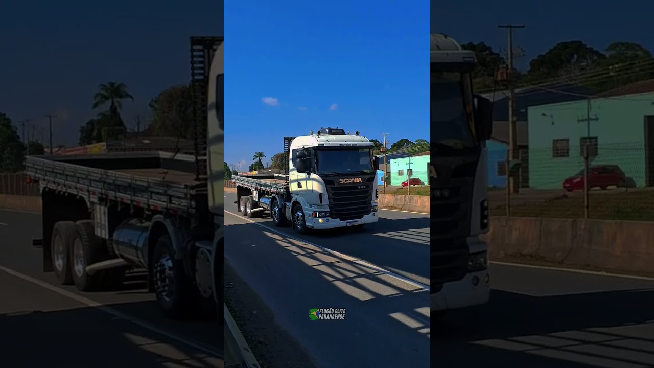 Scania g360 acelerando no diretão