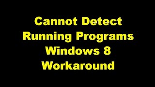 Design Space Plugin Fix for Unable to Detect Running Programs message screenshot 2