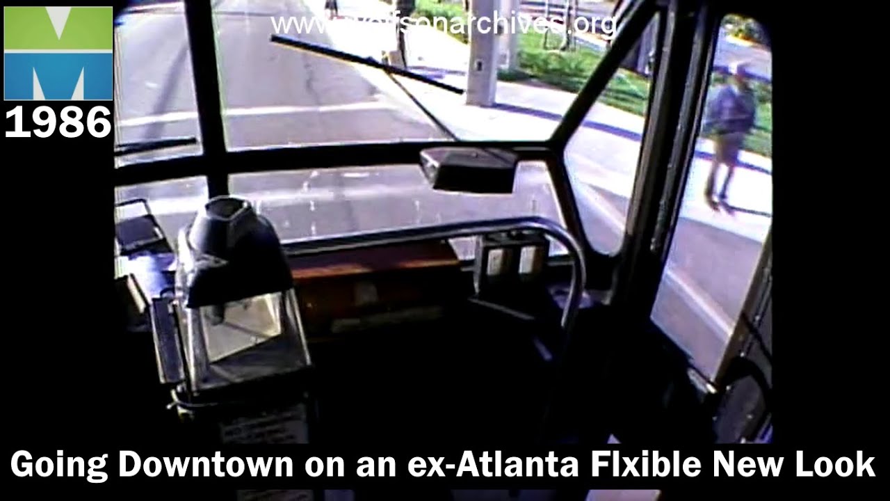 Throwback: A Ride Aboard ex-MARTA 1972 Flxible New Look on Route 26 or 77 (circa Jan. 27th, 1986)