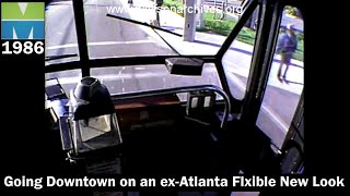 Throwback: A Ride Aboard ex-MARTA 1972 Flxible New Look on Route 26 or 77 (circa Jan. 27th, 1986)