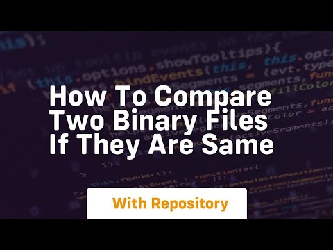 How to compare