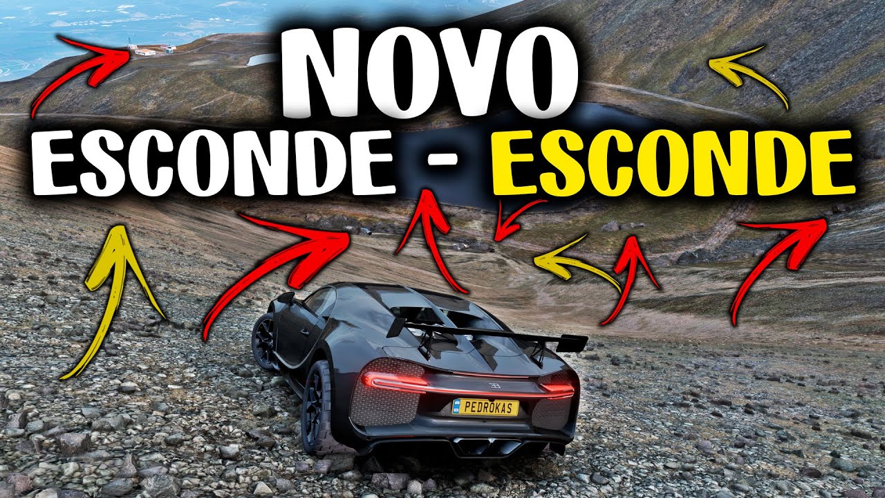 NOVO ESCONDE ESCONDE NO TOPO DO VULCÃO - FORZA HORIZON 5 GAMEPLAY