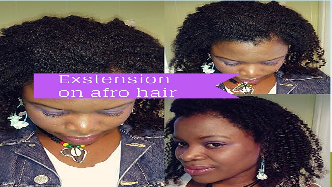 extension capelli ricci afro