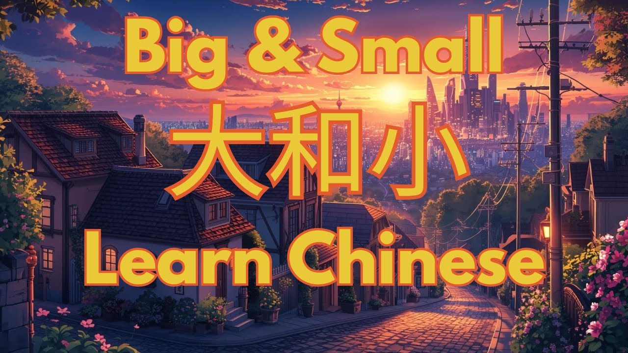 Learn Chinese with Song | Big and Small | 大和小 | Mandarin & English Lyrics